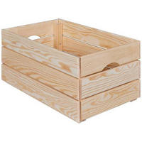 DEKOKISTE     - Naturfarben/Kieferfarben, Design, Holz (65/23/31cm) - Livetastic