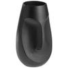 VASE 30 cm  - Schwarz, Trend, Metall (19/19/30cm) - Ambia Home