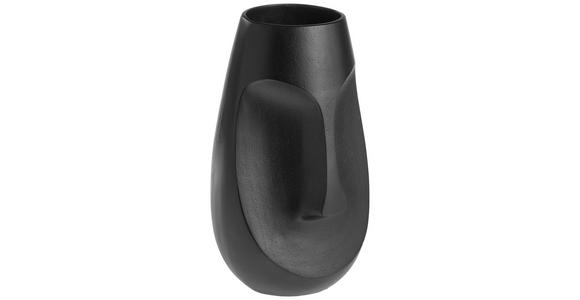 VASE 30 cm  - Schwarz, Trend, Metall (19/19/30cm) - Ambia Home