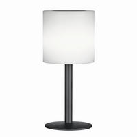 AKKU-TISCHLEUCHTE Lesina 13/30 cm   - Anthrazit/Weiß, KONVENTIONELL, Kunststoff/Metall (13/30cm)