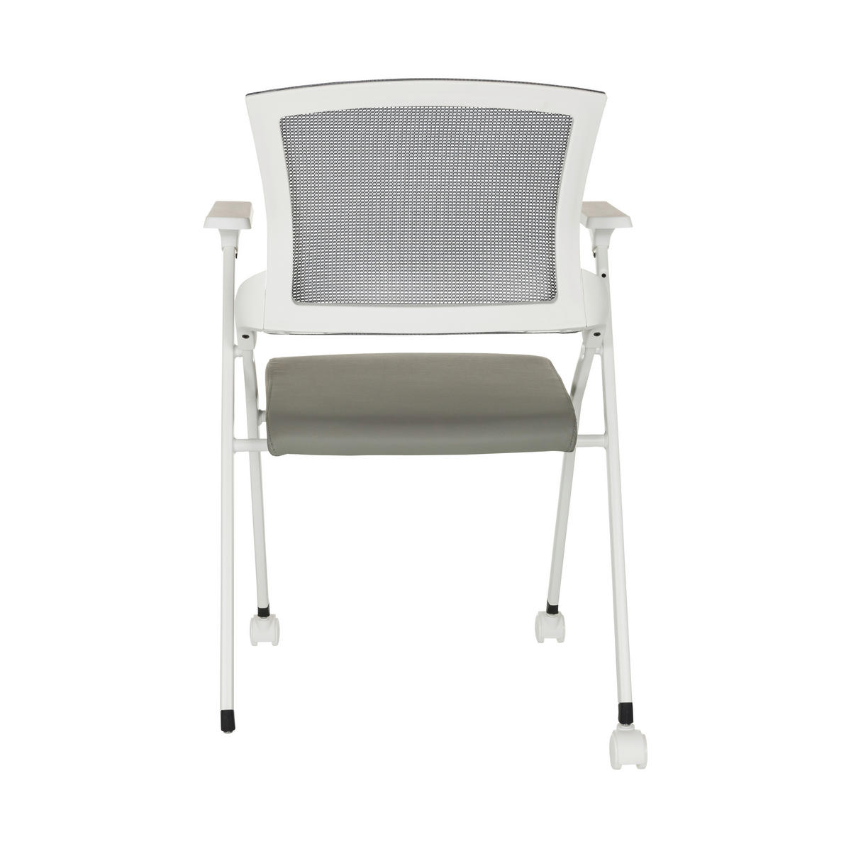 KONFERENČNÍ ŽIDLE - bílá/šedá, Basics, kov/textil (61/98/58cm) - MID.YOU