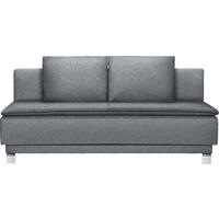 SCHLAFSOFA in Webstoff Grau  - Grau, Design, Textil/Metall (200/85/90cm) - Joka