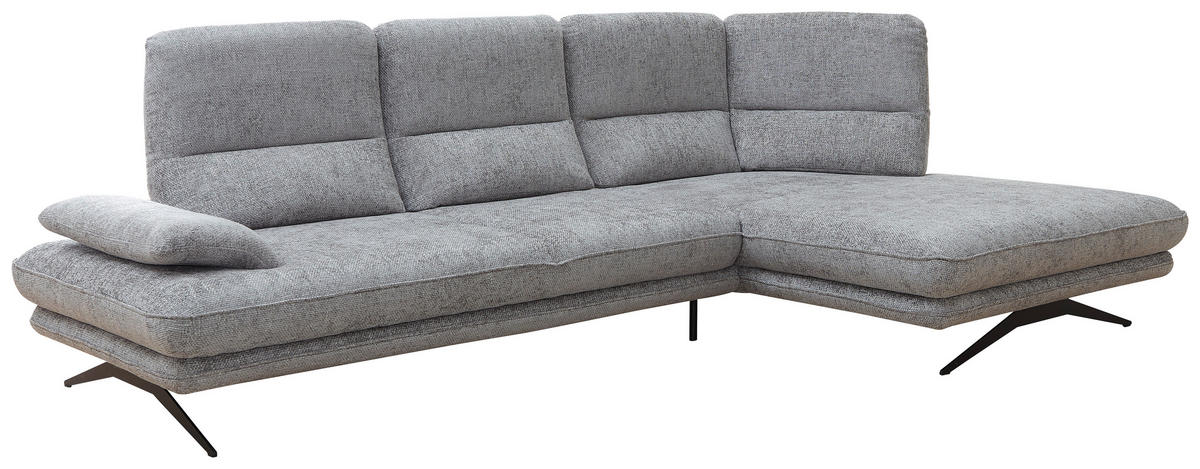 COLȚAR, textil, gri, 309/182 cm - negru/gri, Design, metal/textil (309/182cm) - Stylife