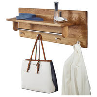 WANDGARDEROBE - Wildeiche, Design, Holz (81/30/24cm)