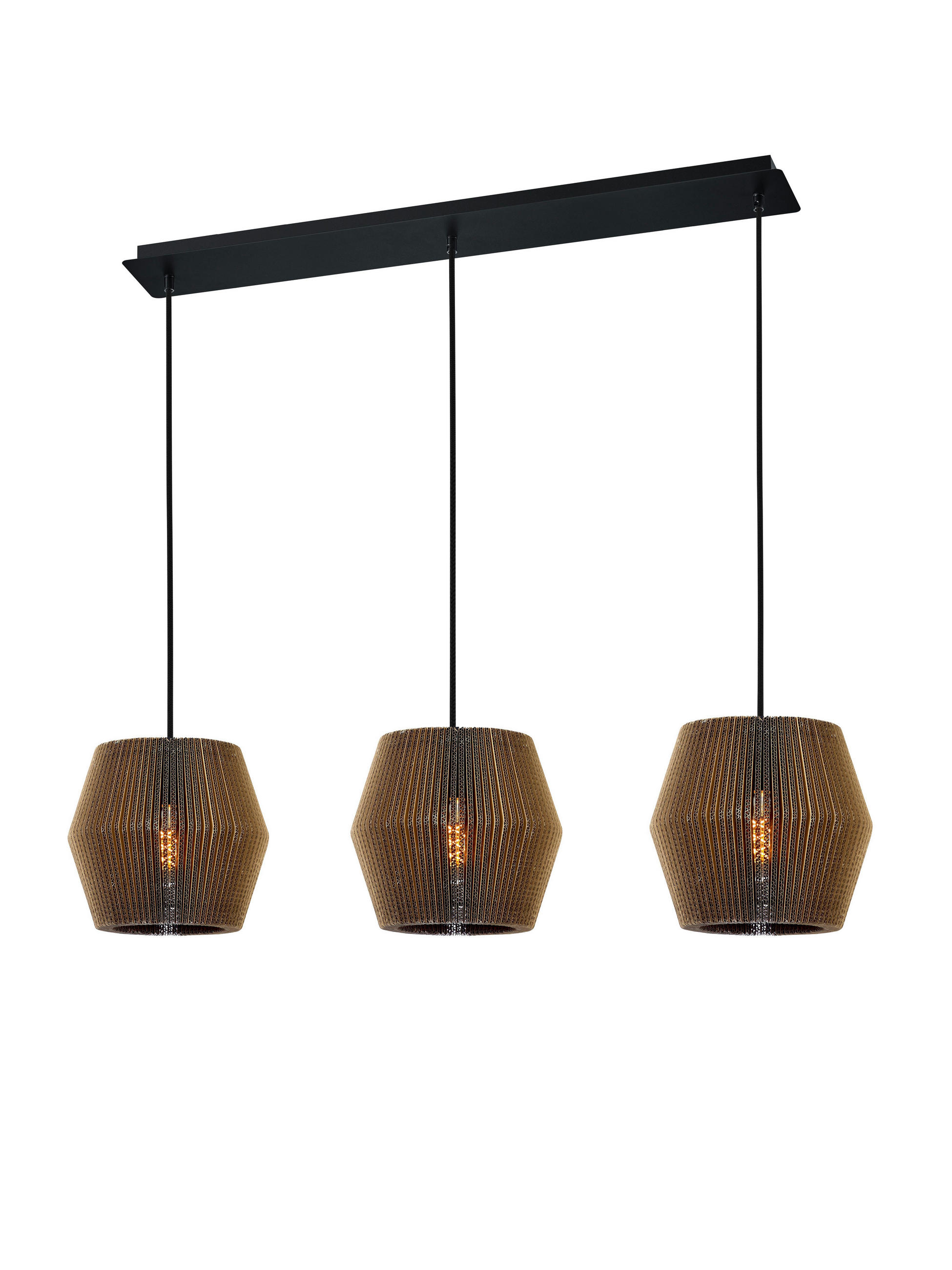 HÄNGELEUCHTE 100/10/150 cm  - Naturfarben, Design, Karton (100/10/150cm) - Hell