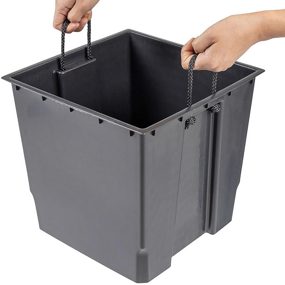 PFLANZENTOPF  - Anthrazit, Basics, Kunststoff (40/75/40cm) - Siena Garden