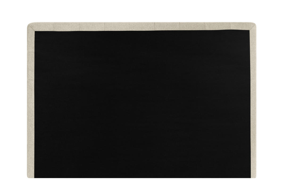 BOXSPRINGBETT 140/200 cm,  in Beige, Matratze, Topper, H3 + H5 = fest + hart  - Beige/Silberfarben, KONVENTIONELL, Textil/Metall (140/200cm) - Welnova