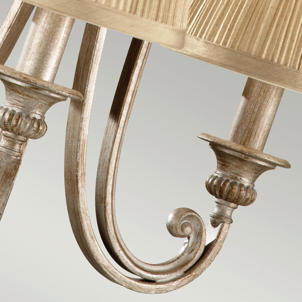KRONLEUCHTER 48.3/66.3 cm    - Sandfarben/Silberfarben, Konventionell, Metall (48.3/66.3cm) - Elstead Lighting