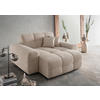 XXL-SESSEL - Beige/Schwarz, MODERN, Kunststoff/Textil (181/87/155cm) - Livetastic