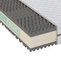 MATRACE ZE STUDENÉ PĚNY, 140/200 cm - bílá, Moderní, textil (140/200cm) - Sleeptex