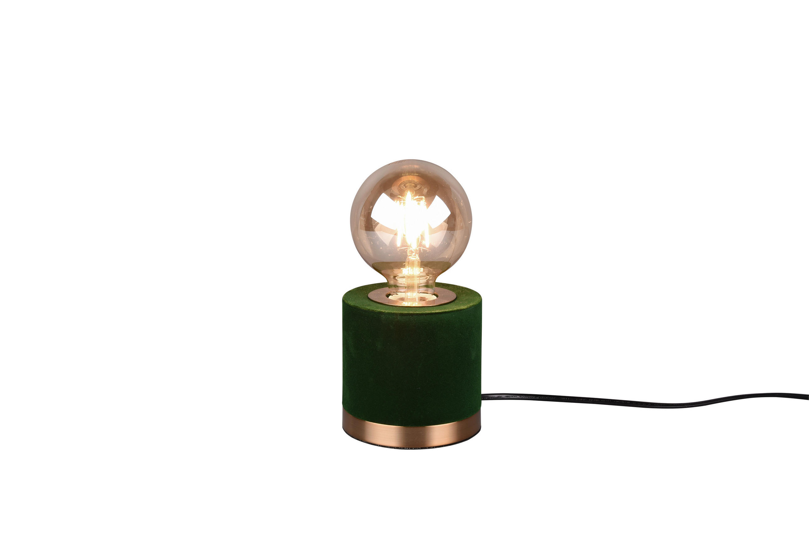 NAMIZNA SVETILKA  Judy      11/11 cm       - zelena/barve medenine, Basics, kovina/tekstil (11/11cm)