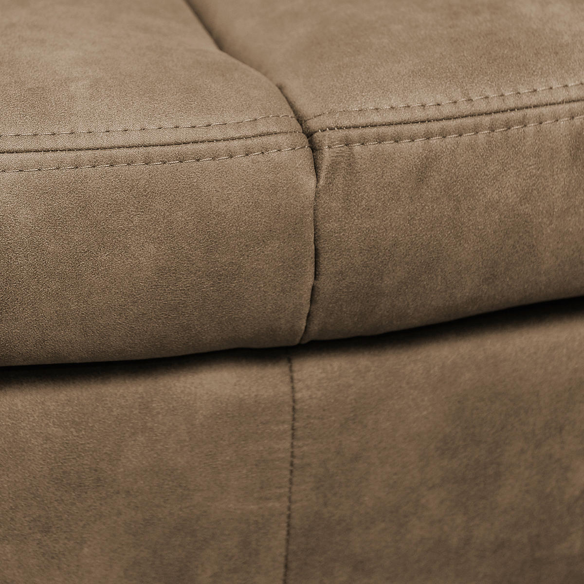 TŘÍMÍSTNÁ POHOVKA, textil, jílová barva - černá/jílová barva, Design, kov/textil (218/78/88cm) - MID.YOU