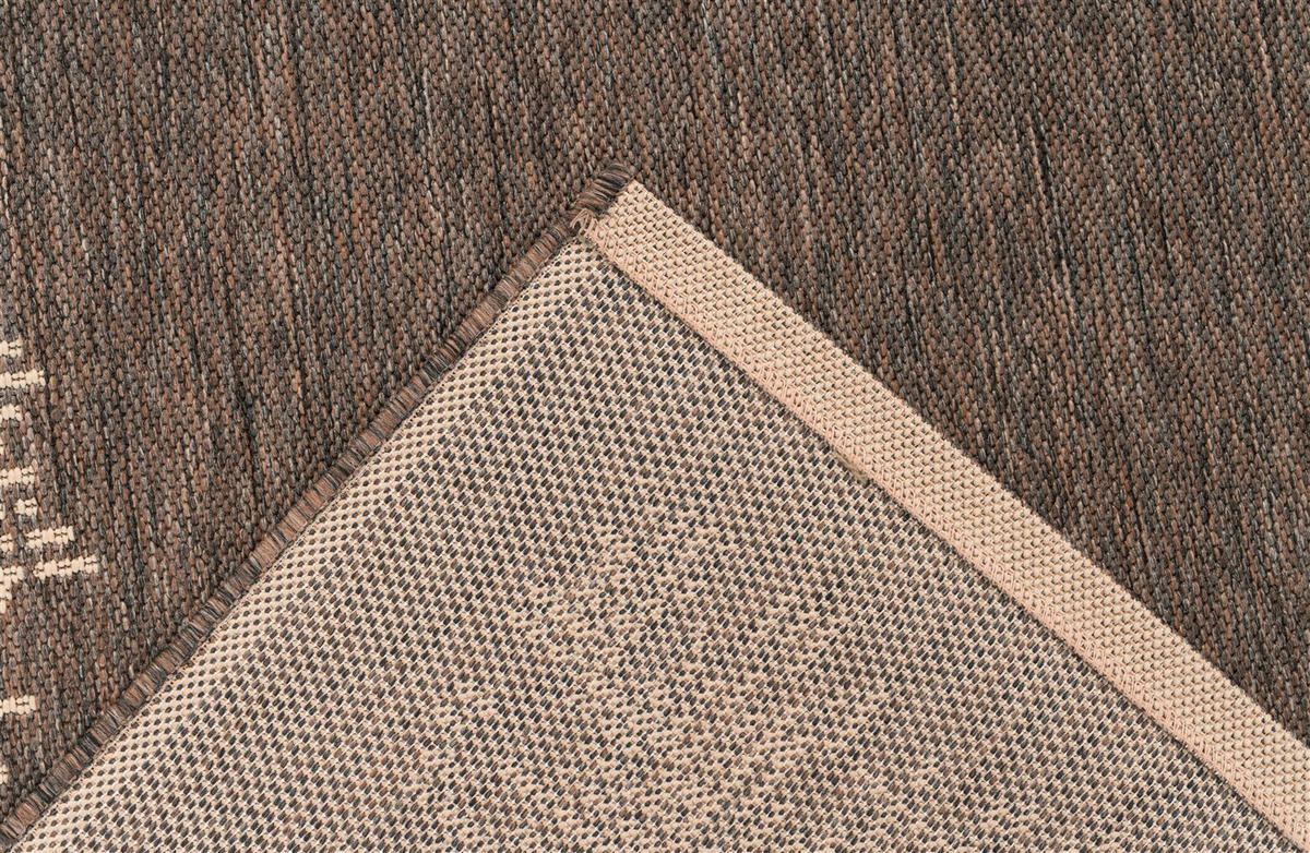 FLACHWEBETEPPICH 160/230 cm Splash 900 Braun / Creme Braun, Creme  - Creme/Braun, KONVENTIONELL, Textil (160/230cm)
