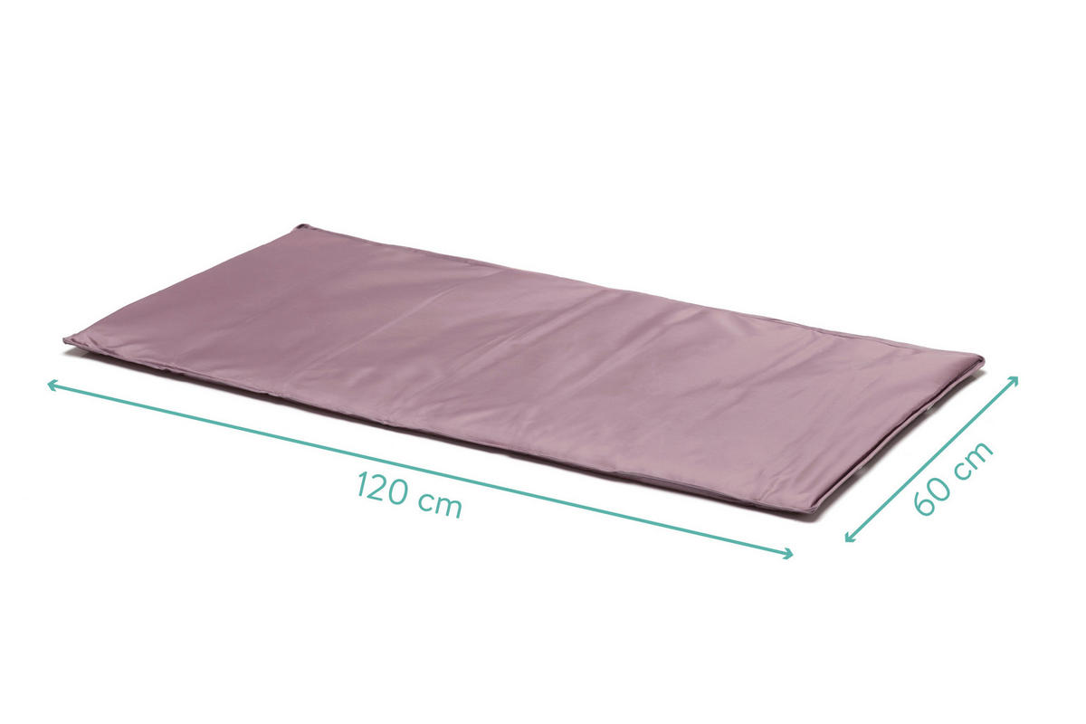 REISEBETT Nizza Beere  - Beere, Basics, Textil/Metall (120/60cm) - Fillikid