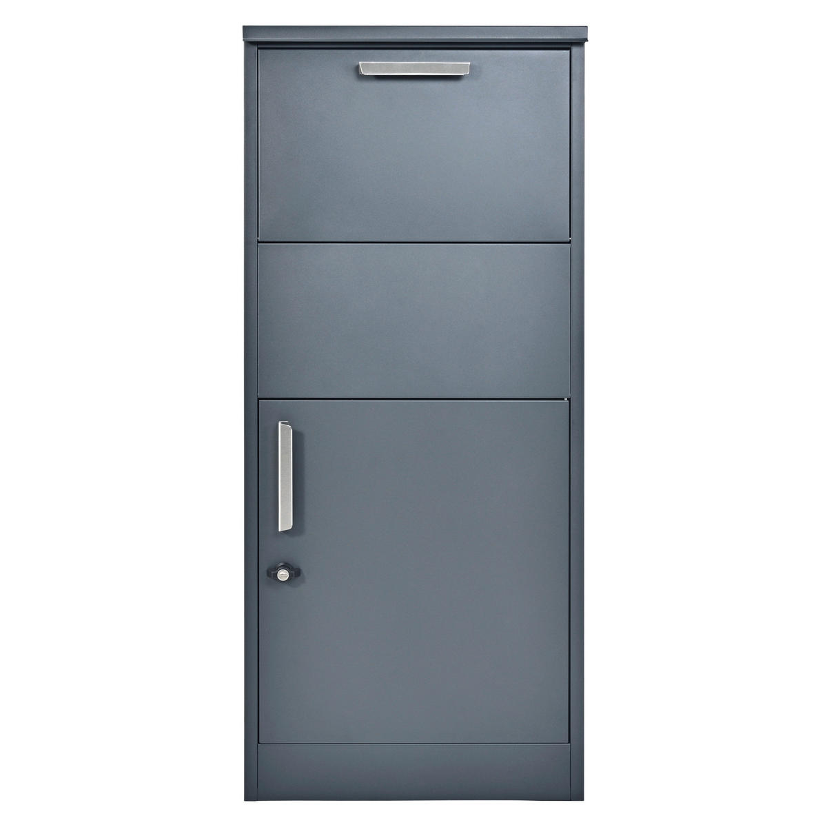 PAKETBOX  - Anthrazit, KONVENTIONELL, Metall (39/50/114cm)