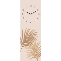 NÁSTĚNNÉ HODINY, přírodní barvy, 20/60/3,1 cm - přírodní barvy, Trend, sklo (20/60/3,1cm) - Euroart