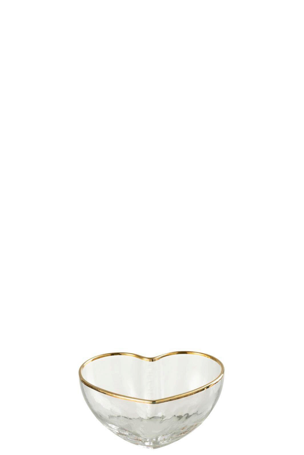 DEKOSCHALE - Transparent/Goldfarben, Basics, Glas (9/9/3,5cm)