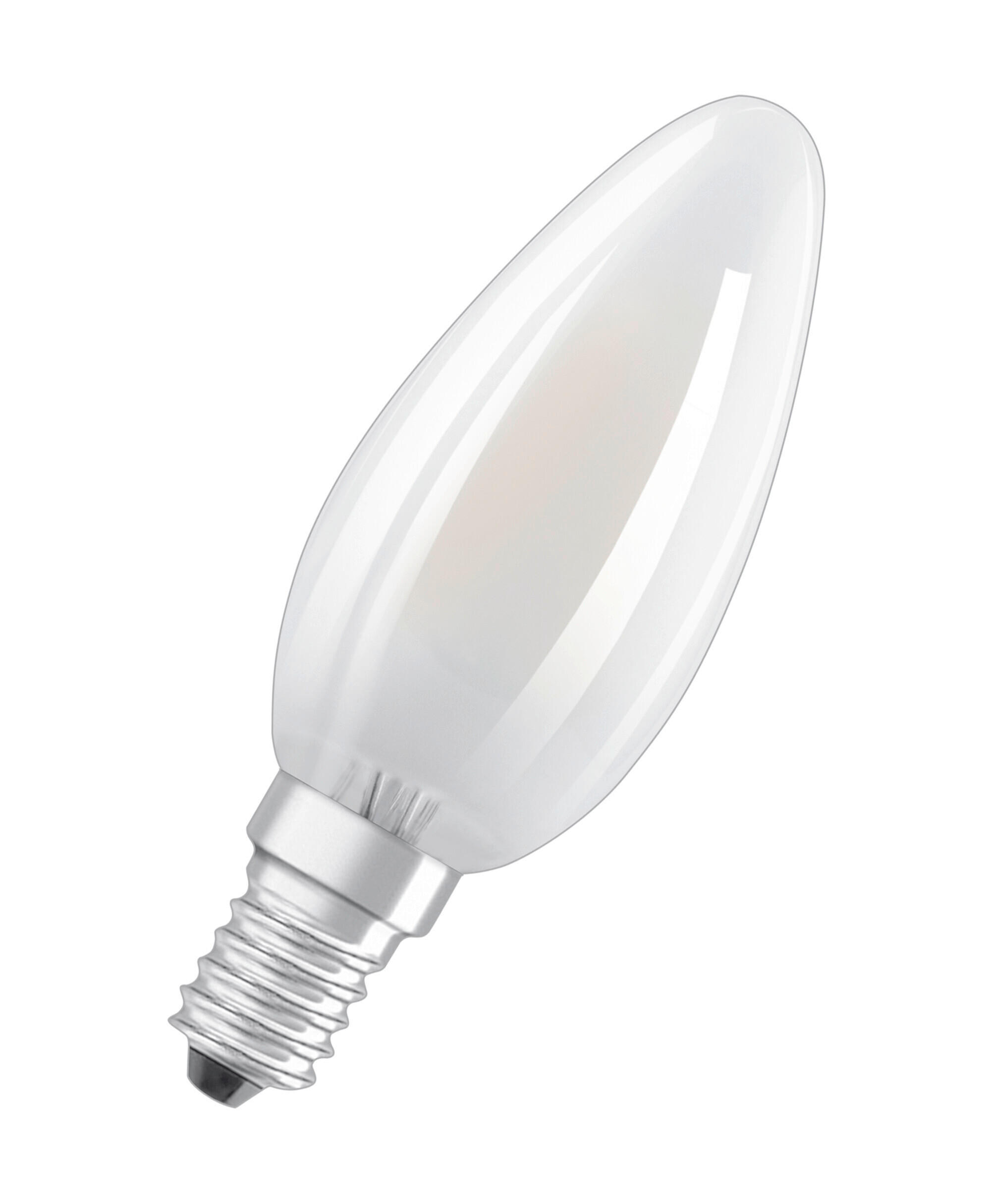 LED-LEUCHTMITTEL   E14 4,2 W 470 lm  - Weiß, Basics, Glas (3,5/10cm)