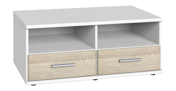 TV-ELEMENT 92/38/58 cm - Eichefarben/Alufarben, KONVENTIONELL, Holzwerkstoff/Kunststoff (92/38/58cm) - Carryhome