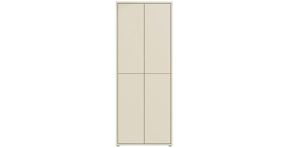 SCHUHSCHRANK Alice Springs  in 74,5/191,9/34,9 cm  - Sandfarben/Grau, MODERN, Holzwerkstoff/Kunststoff (74,5/191,9/34,9cm) - Xora
