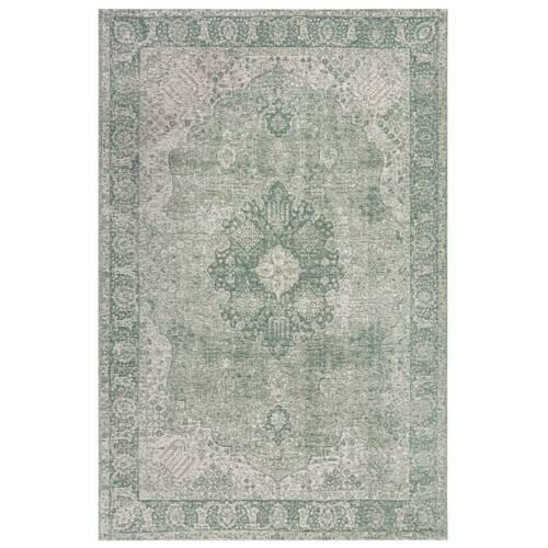 VINTAGE-TEPPICH 120/170 cm Manhattan  - Grün, Basics, Textil (120/170cm)