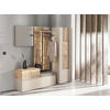 GARDEROBENSCHRANK  in 63,8/194/42,9 cm  - Taupe/Eichefarben, Design, Holz/Holzwerkstoff (63,8/194/42,9cm) - Voglauer