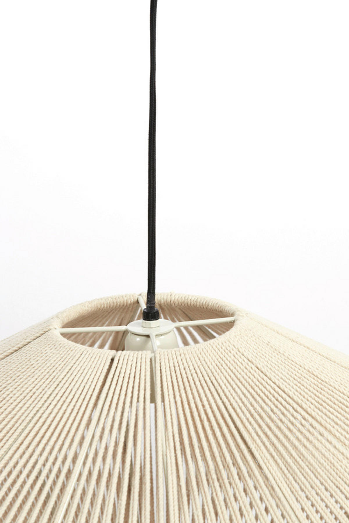 HÄNGELEUCHTE Felida 56/43/43 cm   - Creme, Basics, Textil/Metall (56/43/43cm) - Light & Living