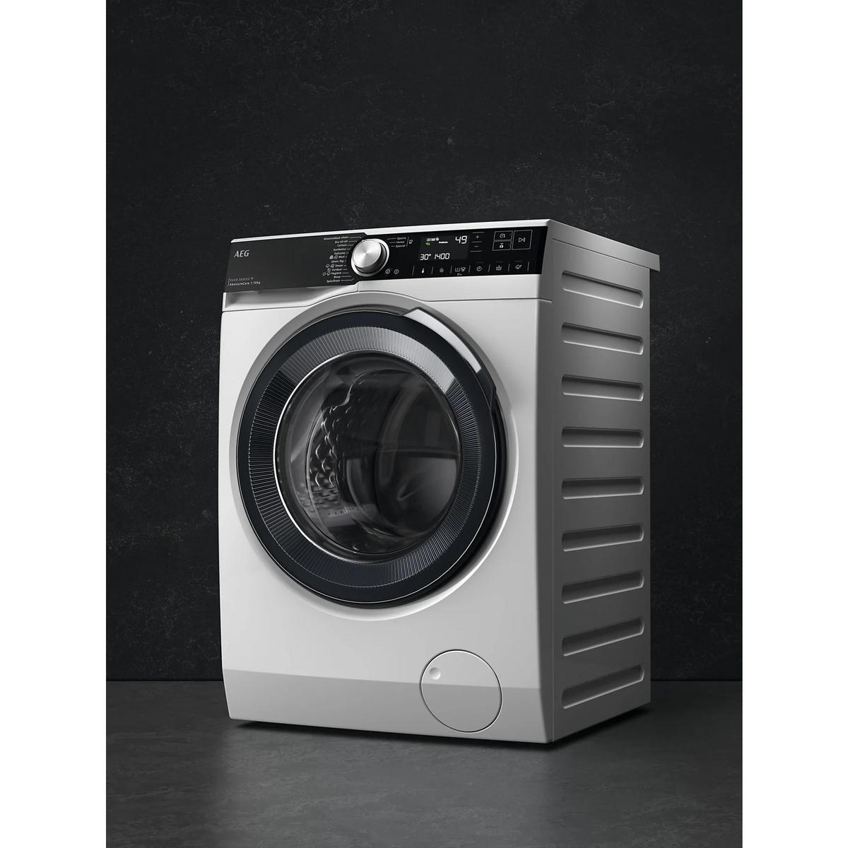 WASCHMASCHINE LR9W80600   - Schwarz/Weiß, Basics, Metall (59,6/84,7/57,7cm) - AEG