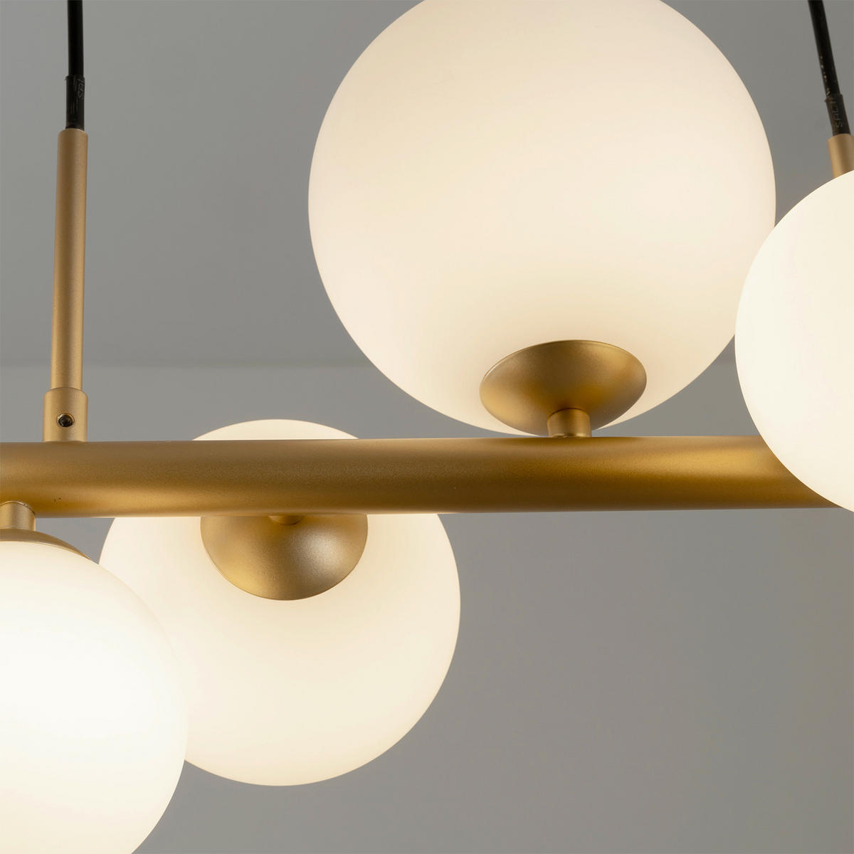 SVJETILJKA VISEĆA    86/33/150 cm    PALOMA  - zlatne boje, Design, staklo/metal (86/33/150cm)