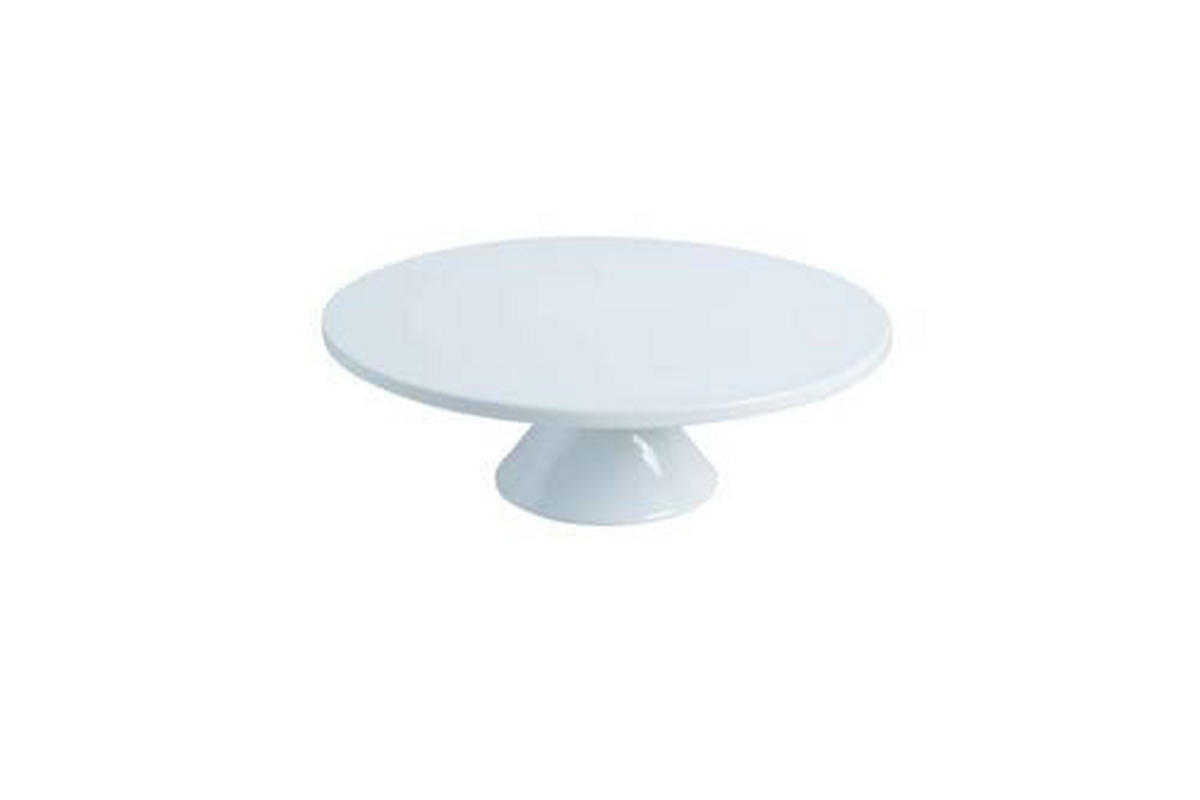 TORTENPLATTE  33 cm  - Weiss, Konventionell, Keramik (33cm) - Van Well