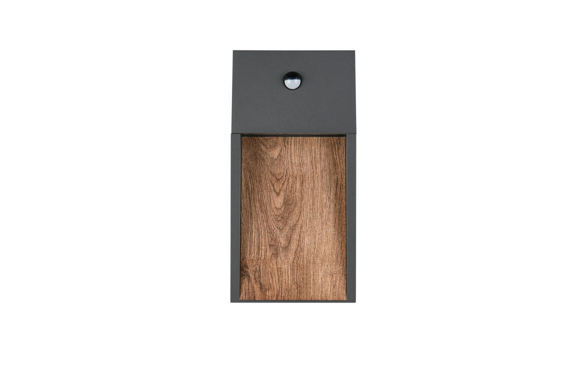 APLICĂ DE EXTERIOR - antracit/culoare natur, Basics, metal (33/16,5/4,5cm)