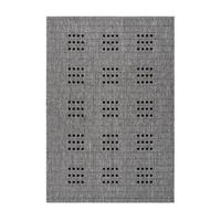 FLACHWEBETEPPICH 120/170 cm Indonesia - Malang Silber Grau  - Grau, KONVENTIONELL, Textil (120/170cm)