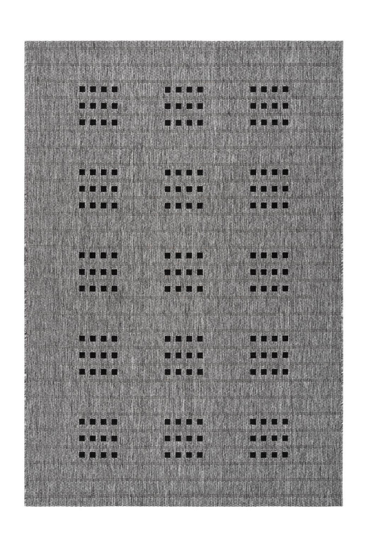 FLACHWEBETEPPICH 120/170 cm Indonesia - Malang Silber Grau  - Grau, KONVENTIONELL, Textil (120/170cm)