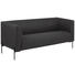 2,5-SITZER in Metall, Textil Dunkelgrau - Dunkelgrau/Schwarz, Trend, Textil/Metall (185/76/76cm) - Ambia Home 2,5-SITZER in Metall, Textil Dunkelgrau - Dunkelgrau/Schwarz, Trend, Textil/Metall (185/76/76cm) - Ambia Home
