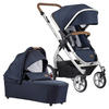 KINDERWAGENSET FX4 Life  - Silberfarben/Braun, Basics, Textil/Metall (57/129/100cm) - Gesslein