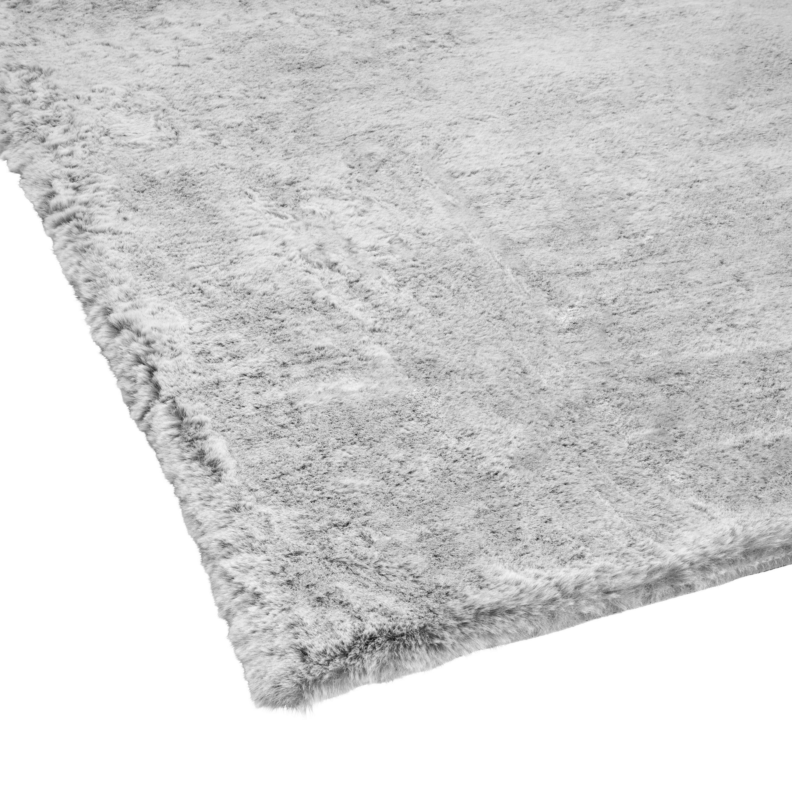 HOSSZÚ SZÁLÚ SZŐNYEG  Tenei  - ezüst/szürke, Design, textil (160/230cm) - Novel