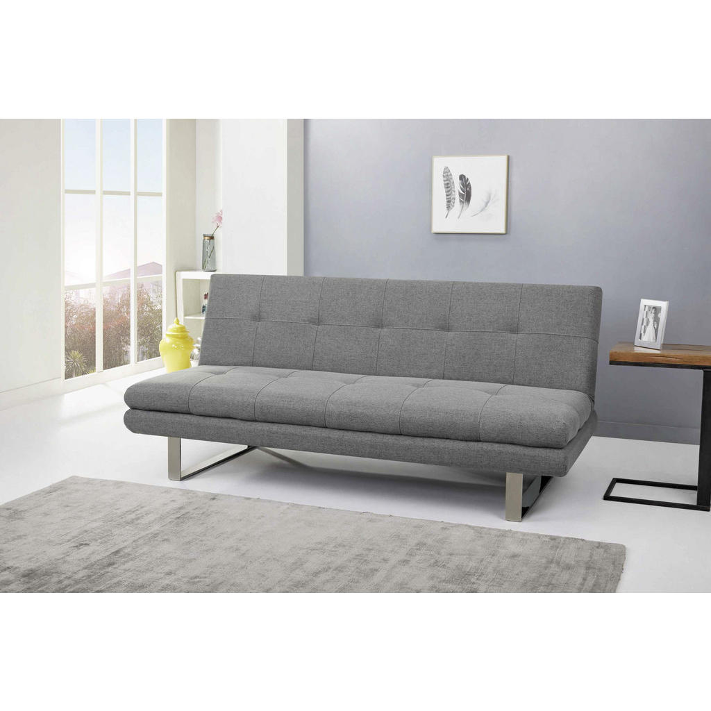 Thumbnail - Livetastic Schlafsofa, Grau, Textil, 2-Sitzer, 184x82x83 cm, Liegefunktion, Kinder- & Jugendzimmer, Jugendmöbel, Jugends...