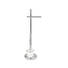 WC-BÜRSTENGARNITUR - Chromfarben/Weiß, Basics, Kunststoff/Metall (25/74,5/19cm)