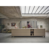 EINBAUKÜCHE   - Beige/Sahara, Design, Holzwerkstoff - Next 125