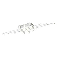 DECKENLEUCHTE    78/14/8 cm  - Chromfarben, Trend, Kunststoff/Metall (78/14/8cm) - Collett's Monde