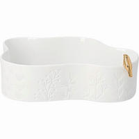 DEKOSCHALE - Weiss, Basics, Keramik (21,8/17,5/7,5cm)