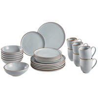 KOMBISERVICE Bergen 24-teilig  - Grau, Design, Keramik - Landscape