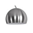 BOGENLEUCHTE 170/39/190-205 cm    - Nickelfarben, Design, Metall (170/39/190-205cm) - Novel