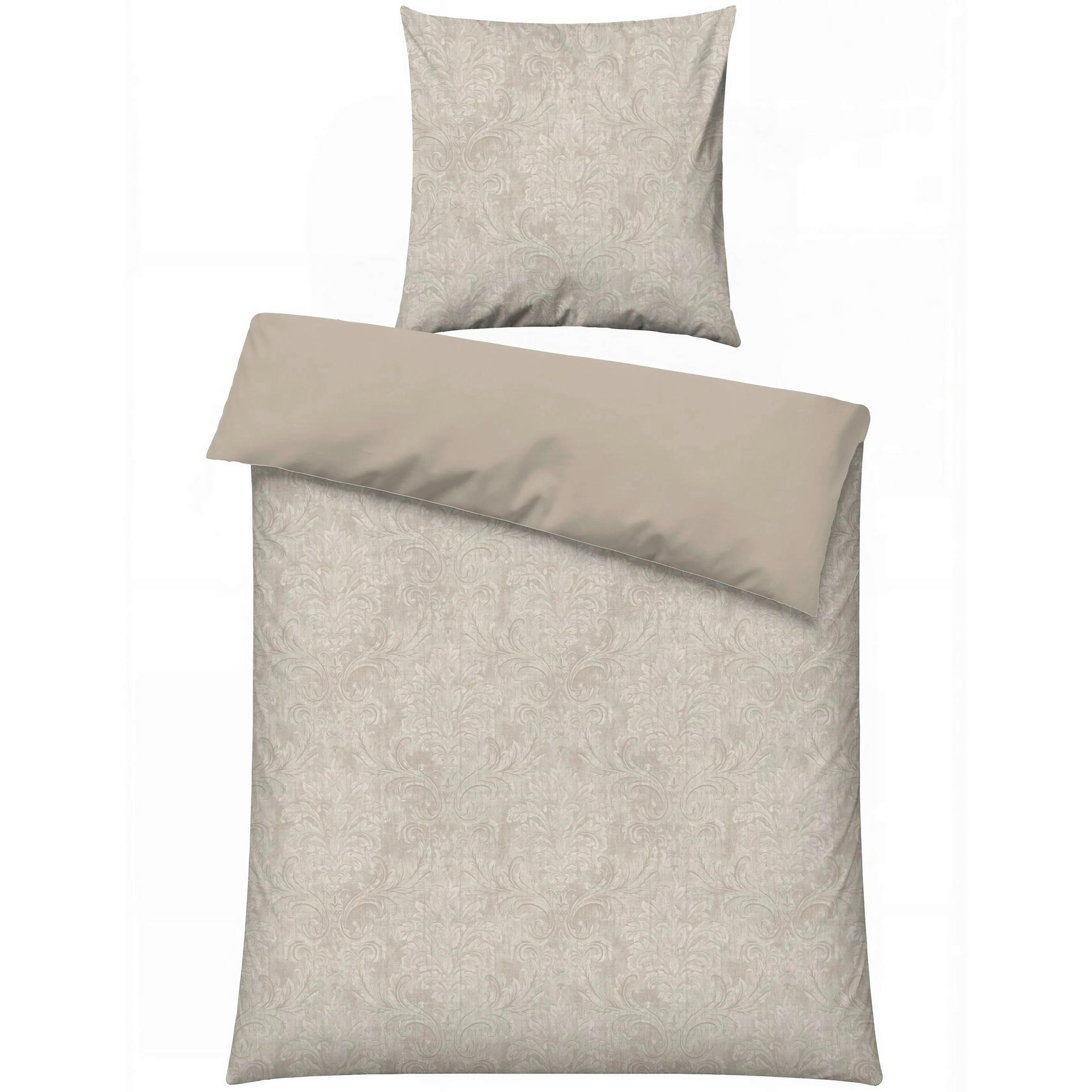 BETTWÄSCHE 135/200 cm  - Beige, Basics, Textil (135/200cm)