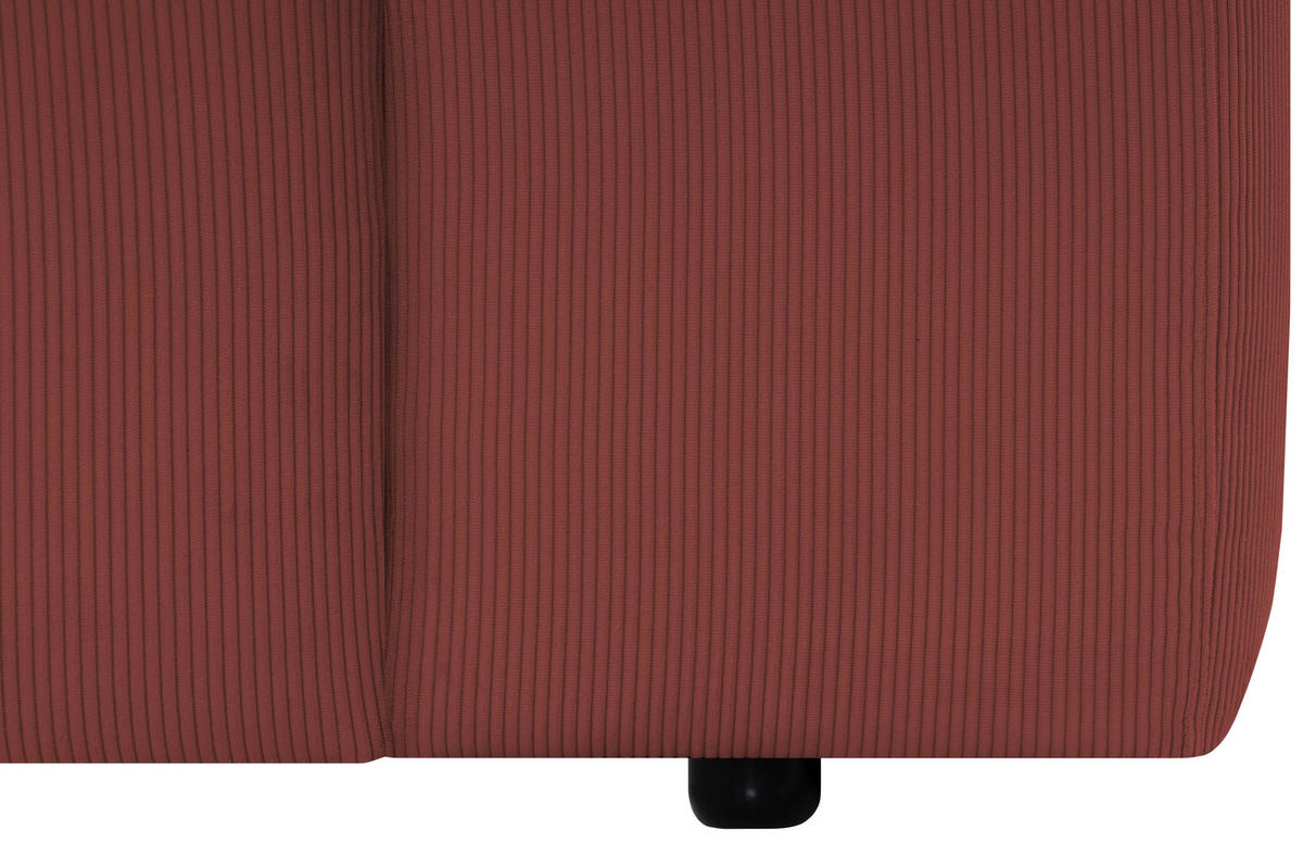 HÖRNSOFFA i manchester röd  - röd/svart, Design, textil/plast (170/252cm) - MID.YOU
