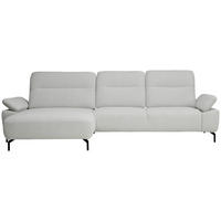 KUTNA GARNITURA tekstil  sivo-bijela   - sivo-bijela/crna, Design, tekstil/metal (165/318cm) - Xora