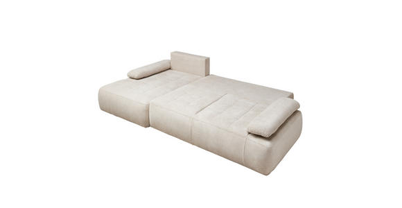 ECKSOFA  in Webstoff Naturfarben  - Schwarz/Naturfarben, KONVENTIONELL, Kunststoff/Textil (162/282cm) - Carryhome