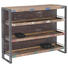 BAR in Braun, Schwarz - Schwarz/Braun, Design, Holz/Metall (140/105/52cm)