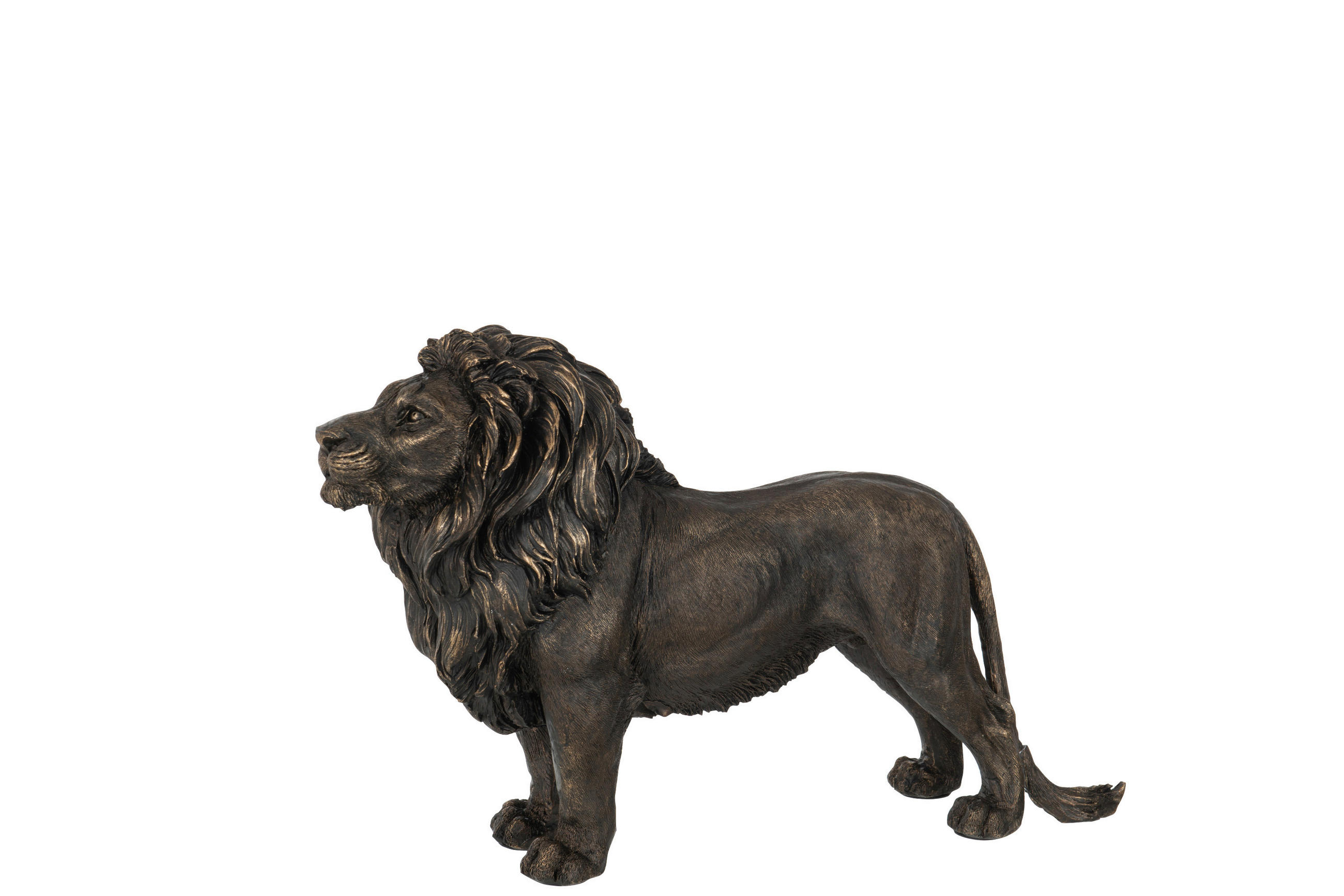 DEKOLÖWE - Bronzefarben, Basics, Kunststoff (50/14/34cm) - Ambia Home