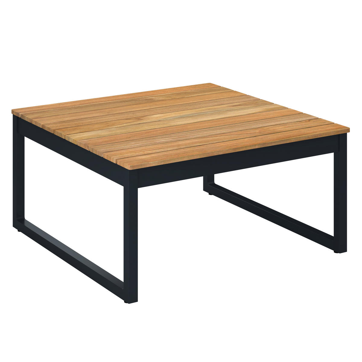 LOUNGEGARNITUR   Teakholz Aluminium  - Dunkelgrau, MODERN, Holz/Metall - Ambia Garden